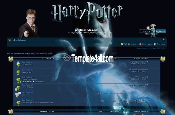 Harry Potter Phpbb Style Theme