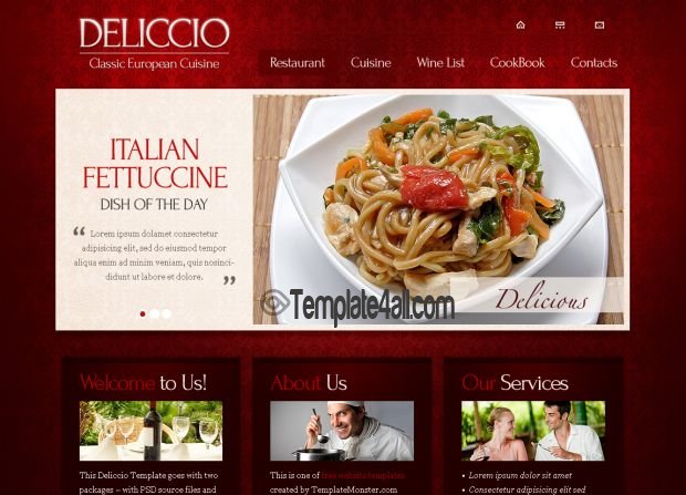Responsive Restaurant HTML5 Template