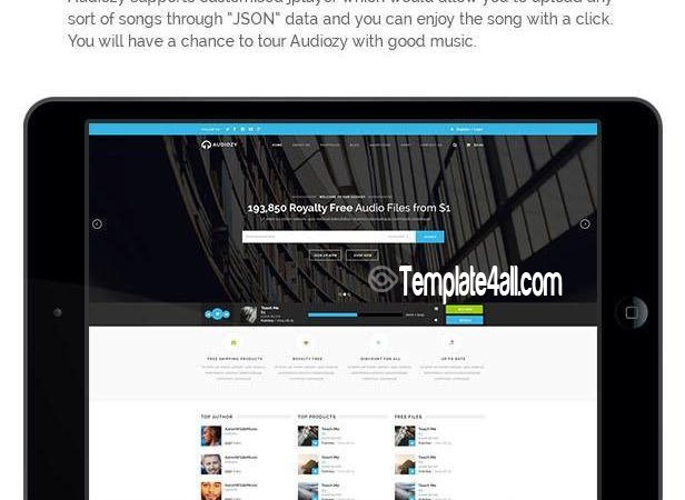 Music Store Wordpress Theme