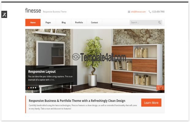 Finesse - Responsive Business Drupal Theme