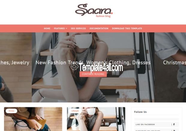 Responsive Girly Top Beauty Blogger Template