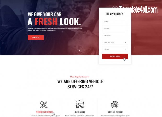 E-commerce Auto Car Mechanic Joomla Template