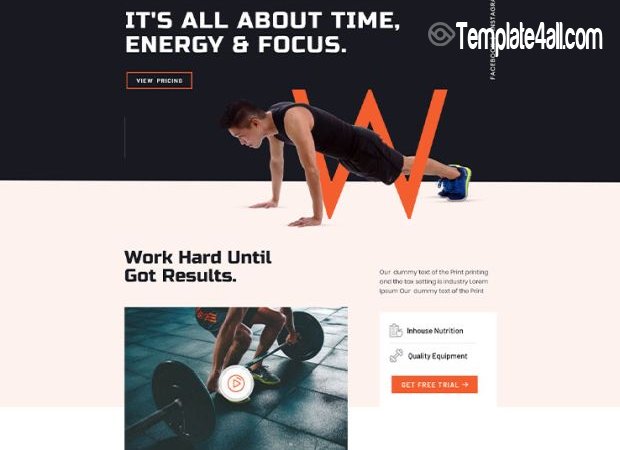 JD Workout - Gym & Fitness Joomla Template with Online Store
